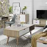 Scandi Coffee Table | White Oak