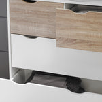 Stockholm 4 Drawer Chest | White Oak