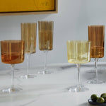 Gems Amber Champagne Flutes | Set of 4 | 210ml