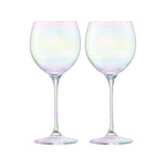 Polka Mother of Pearl Wine Glasses | Set of 2 | 400ml