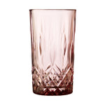 Sorrento Highball Glasses | Pink | 38cl | Set of 4