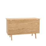 Madrid Mid-Century Scandi 2 Door Sideboard | Natural Oak
