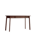 Madrid Mid-Century Scandi 1 Drawer Desk | Walnut