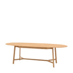 Madrid Mid-Century Scandi Extending Dining Table | Natural