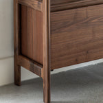 Madrid Mid-Century Scandi Open Display Unit | Walnut