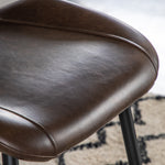 Manford Mid-Century Modern Dining Chairs | Brown | Set of 2