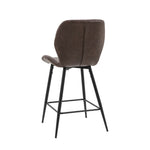 Manford Mid-Century Modern Stools | Brown | Set of 2