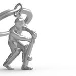 Cricket Player Keyring | Matt Chrome