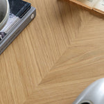 Milano Chevron Coffee Table | Oak