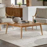 Milano Chevron Coffee Table | Oak