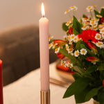 Straight Dinner Candle | Nude Pink | 22cm