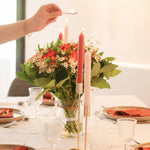 Straight Dinner Candle | Nude Pink | 22cm