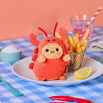 Lobstache Ricespud Mini Sitting Plush Toy
