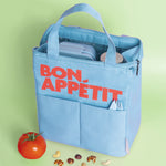 Bon Appetit Lunch Bag | Light Blue