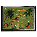 Flying Tiger Serving Tray | Green | 18x14cm