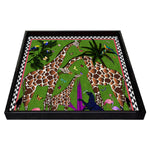 Giraffe Serving Tray | Green | 16x16cm