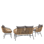 Outdoor Antigua Lounge Set | Natural