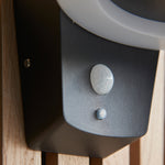 Outdoor Solar Powered Ebro Wall Light | Black