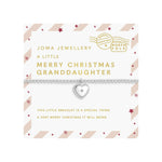 Kids’ Love From Santa 'Merry Christmas Granddaughter' Bracelet | Silver Plated