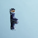 Wellington Boot Matchstick Holder with 25 Matches | Navy