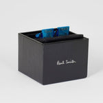Men's Agate Logo Cufflinks | Blue