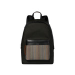 Men's Coated Canvas 'Signature Stripe' Pocket Backpack