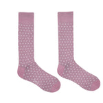 Men's Polka Dot Print Socks | Purple