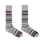 Men's Ribbed 'Signature Stripe' Socks | Grey