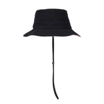 Men's 'Signature Stripe' Bucket Hat with Cord | Black