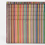 Men's Leather 'Signature Stripe' Billfold/Coin Wallet | Black