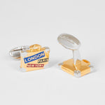 Men's Suitcase Cufflinks | Set of 2 | Gold