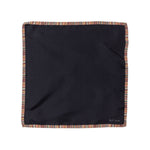 Men's Silk 'Signature Stripe' Pocket Square | Black
