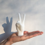 'Peace' Candle | White | Small
