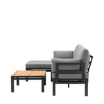 Outdoor Pescara Lounge Set | Charcoal