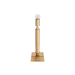 Trobridge Cordless Table Lamp Base | Brushed Aged Brass