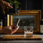 Glass, Pourer & Jigger Set | Stag
