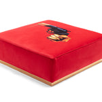 Revolver Modular Pouf | Seletti Wears Toiletpaper | Red