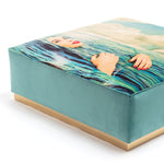 Seagirl Modular Pouf | Seletti Wears Toiletpaper | Blue