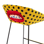 Sh*t Padded High Bar Stool | Seletti Wears Toiletpaper | Yellow