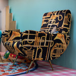 Trumpets Padded Armchair | Seletti Wears Toiletpaper | Black