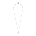 Ace Infinity Pendant Necklace | Gold Plated with Cubic Zirconia