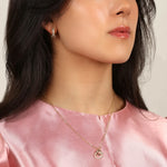 Ace Infinity Pendant Necklace | Gold Plated with Cubic Zirconia