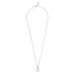 Adriana Pearl Pendant Necklace | Silver Plated | 42cm