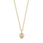 Card Heart Pendant Necklace | Gold Plated | 42cm