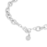 Eira Bow & Pearl Charm Bracelet | Silver Plated
