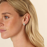 Lauren Hammered Earrings | Gold Plated
