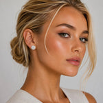 Lex Stone Earrings | Silver Plated