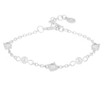 Lucy Charm Chain Bracelet | Silver Plated