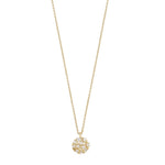 Lucy Sparkling Flower Pendant Necklace | Gold Plated with Cubic Zirconia