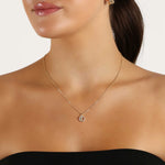 Mayfair Knot Pendant Necklace | Gold Plated with Cubic Zirconia